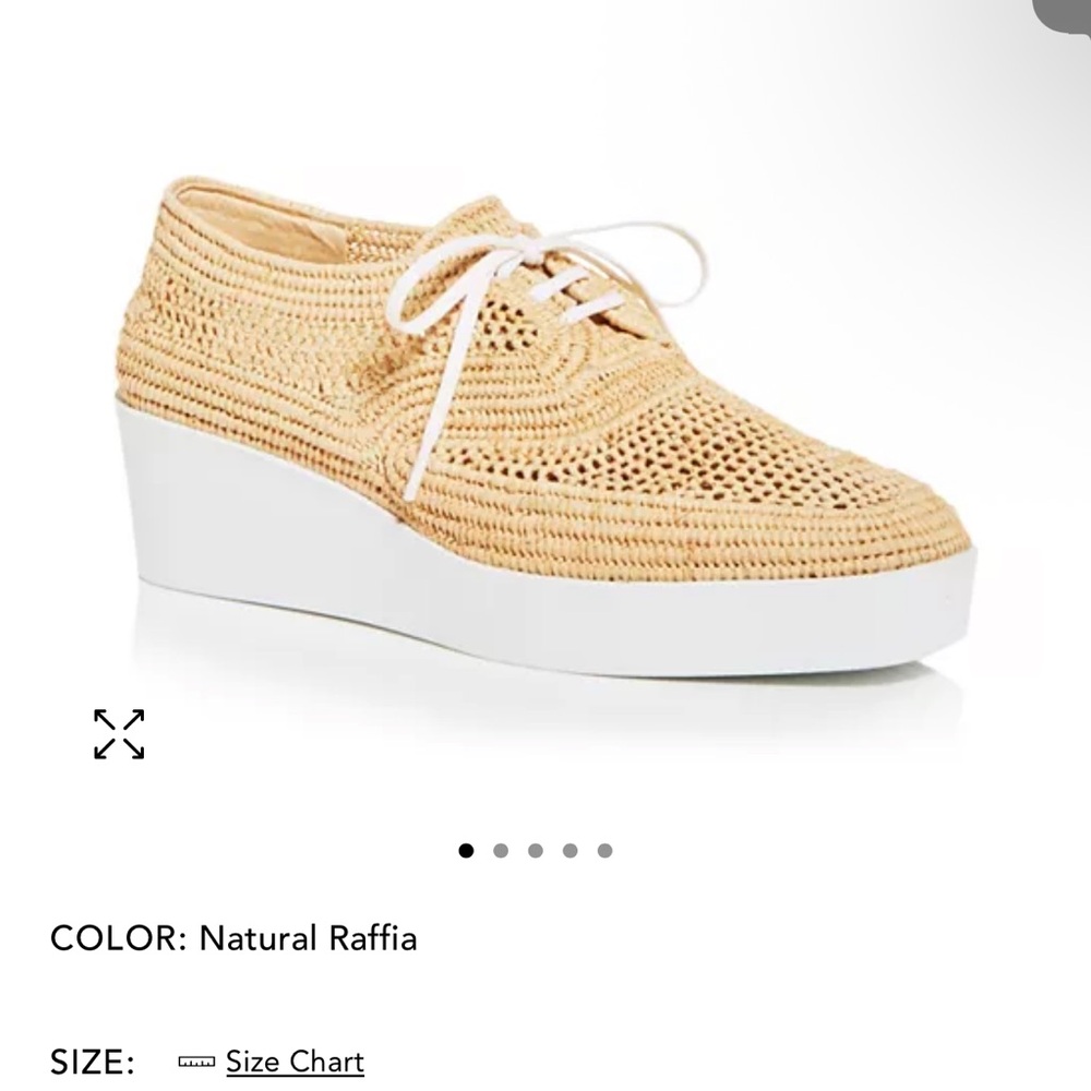 Robert Clergerie Lisa Woven Wedge Platform Oxfords